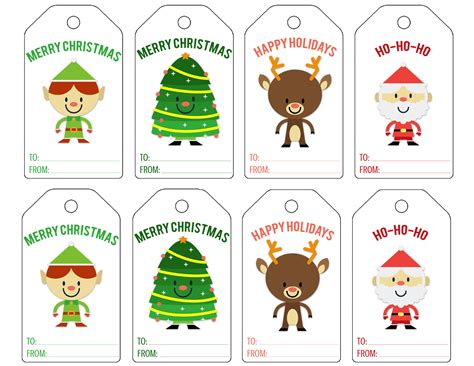 gift tag christmas gift tags printable editable christmas gift tags