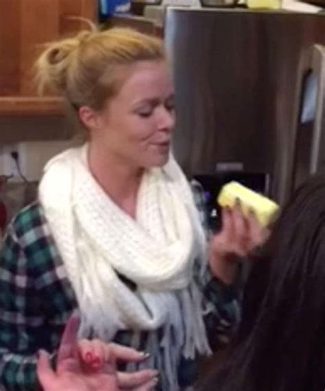 woman swallowing whole butter block is totally gag worthy