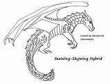 Base Seawing Skywing Ftu Dragon Deviantart Drawings sketch template