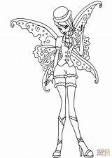 Coloring Pages Tecna Gothic Printable Winx Club Getcolorings Spectacular Original Categories sketch template