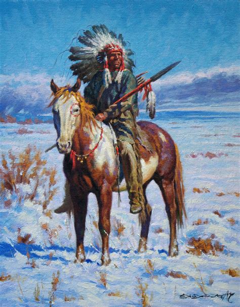 winters  oil  antonio  donato kp native american art