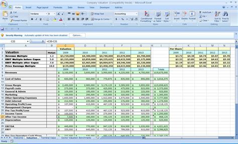 business excel spreadsheet excelxocom
