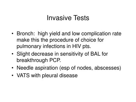 Ppt Pulmonary Infections In Hiv Patients The Big Offenders