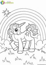Eenhoorn Paard Kleurplaten Regenboog Paarden Unicorn Tekeningen Leukste Clema sketch template