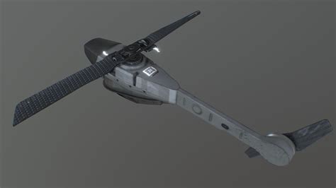 black hornet drone  model  kmcastillo bfa sketchfab