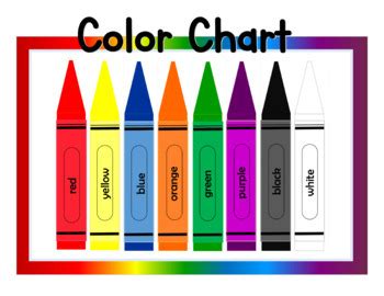 basic color chart printable
