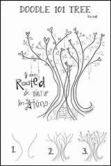 Bible Doodle Scripture Christ Journal Doodling Rooted Doodles Coloring Drawing Journaling Tree Colouring Pages Colossians Drawings Trees Verses Lettering 1arthouse sketch template