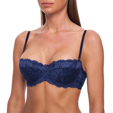 strapless push up bandeau lace sexy convertible comfortable balconette