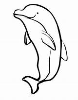 Dolphin Coloring Pages Cute Kids Dolphins Printable Drawing Getdrawings sketch template