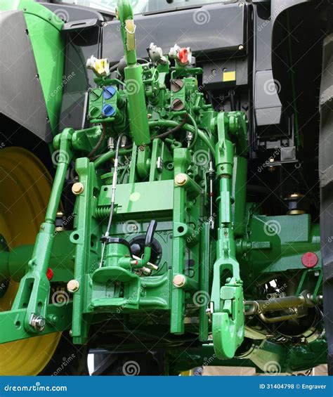 tractor hydraulics stock photo image  rural hook