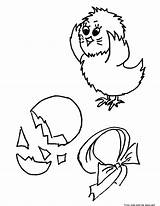 Coloring Chicken Pages Chick Baby Printable Born Easter Kids Line Cliparts Print Hatching Chicks Little sketch template