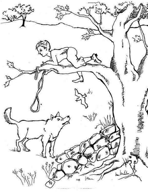elegant peter   wolf coloring pages  homeschool  wolf