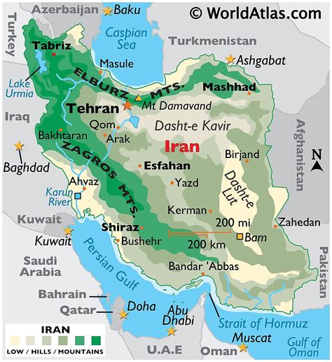 Mapas De Irán Atlas Del Mundo