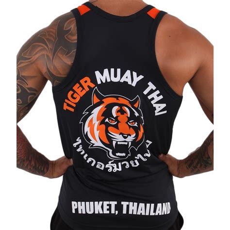 black tiger muay thai mma training vest breathable absorbent mma muay