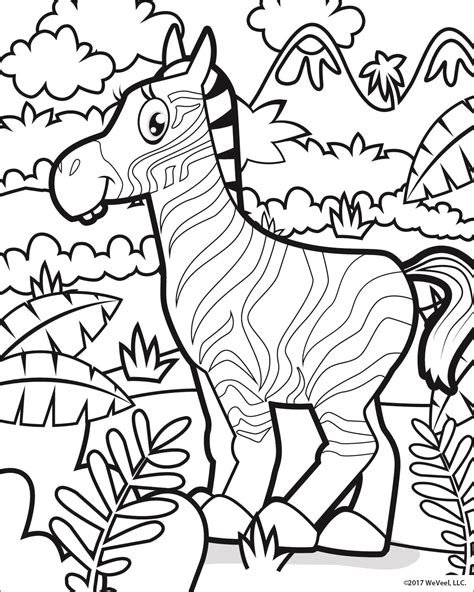 printable jungle coloring pages customize  print