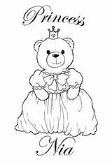 Coloring Pages Princess Name Sheet Nia Requested Mummies Their sketch template