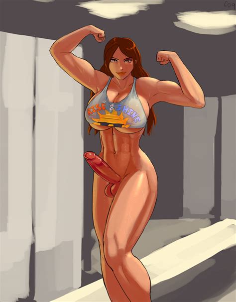 Leona Shows Off Her Big Muscles By Aka6 League Of