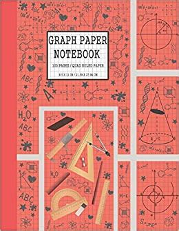 graph paper notebook grid paper notebook squared graphing paper