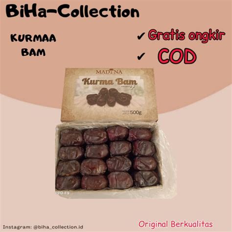 Jual Kurma Bam Ii Bam Ii Kurma Anggur Ii Kurma Bam 500 Gr Kurma Anggur