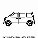 Minivan sketch template