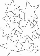 Estrellas Sheets Plantillas Estrela Cata sketch template