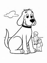 Clifford Coloring Pages Cliparts Clipart Transformation Clip Dog Coloringpages1001 Library Big Red sketch template