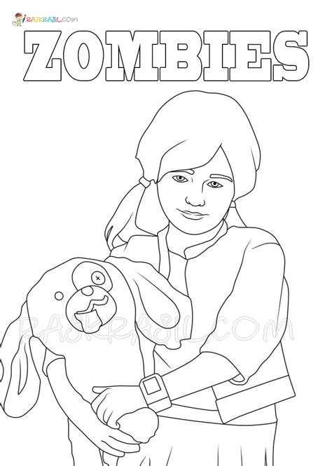 disney zombies  coloring pages printable printable templates