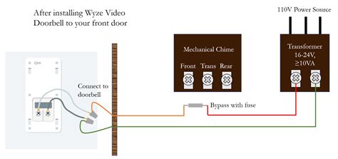 wire  doorbell transformer diagram diagram board