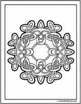Celtic Coloring Pages Brigid Irish Color Printable Wreath Colorwithfuzzy Geometric Scottish Honor Sheets Infinity Fuzzy sketch template