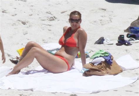 louise redknapp in bikini at the beach in south africa hawtcelebs