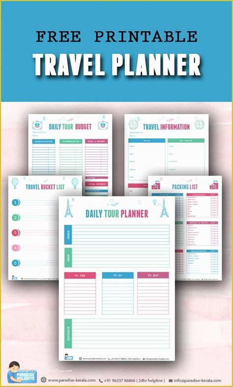 travel itinerary planner template   printable travel planner