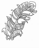 Coloringpages Feathers Sold sketch template
