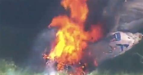 u s golf tournament witness airship crash and burst in flames huffpost uk