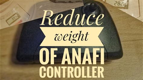 easy mod reduce counterweight  parrot anafi controller youtube