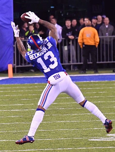 giants odell beckham jr     patented  handed catches
