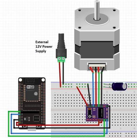 micropython interface byj  stepper motor  esp esp