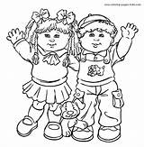 Kids Patch Cabbage Coloring Pages Cartoon Color Character Book Sheets Printable Rope Characters Series Mini Story Clipart Kid Popular Colouring sketch template