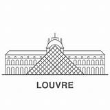 Louvre sketch template