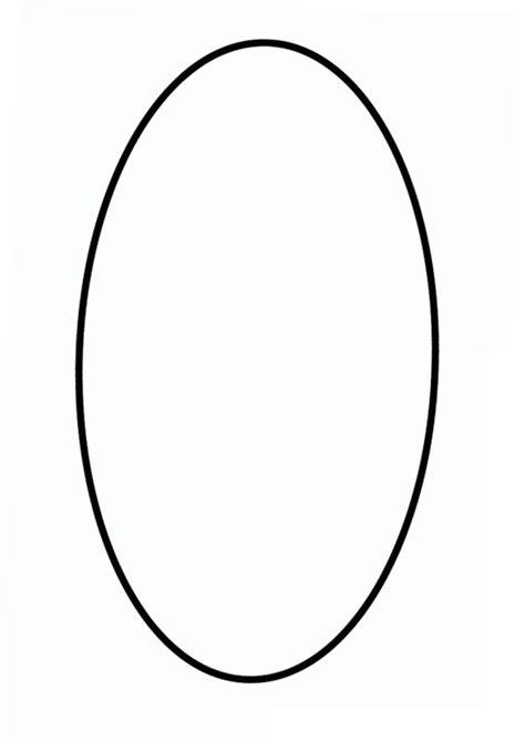 oval colouring page