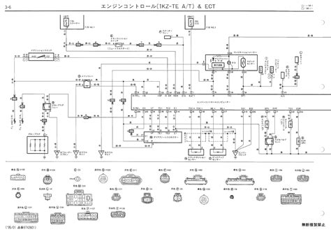toyota  engine ecu wiring diagram jdm toyota  beams engine  speed transmission