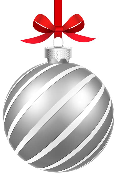 ornaments clipart silver ornaments silver transparent
