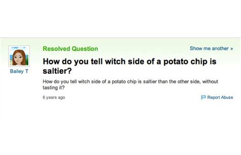 Most Ridiculous Questions To Be Asked On Yahoo Gallery Ebaum S World