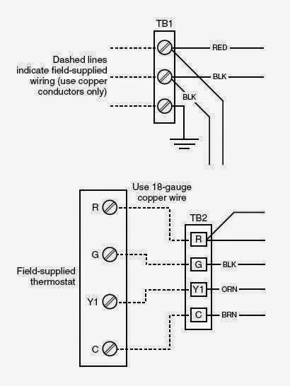 wiring diagram  residential ac