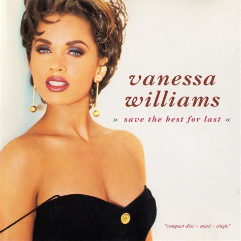 Vanessa Williams Save The Best For Last Cd Us 1991