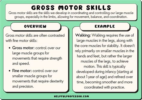gross motor skills examples