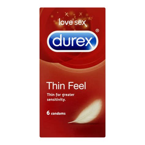 Durex Thin Feel 6 Pack Condoms Passion Apple Sex Toys