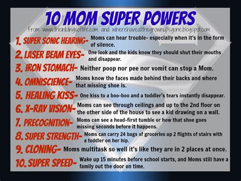 the inklings of life 10 mom super powers