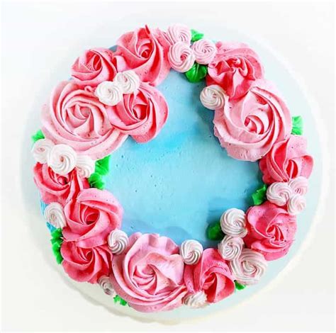 mother s day cake {easy rosette s} i am baker