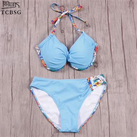 tcbsg 2019 new sexy bandeau bikinis women swimsuit push up swimwear