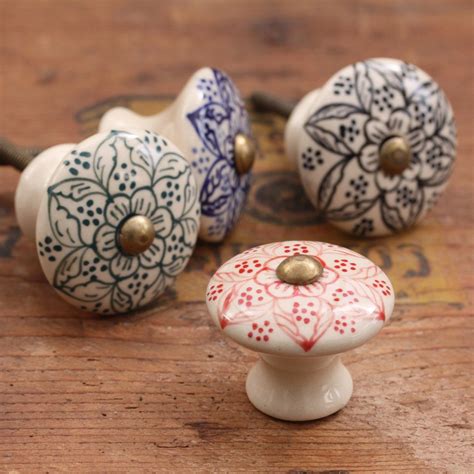 ideas  porcelain cupboard knobs